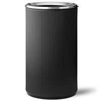19 Open Top Bin 60 L Black / Polished Steel