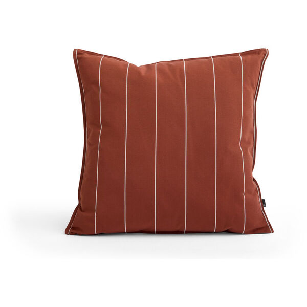 Terrazza Cushion 60x60 cm Terracotta narrow stripe