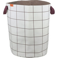 Mesh Tvättkorg Off-white / Brun