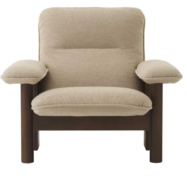 Brasilia Fåtölj Walnut / Sheepskin Nature
