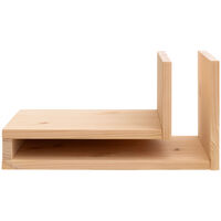 F-Shelf Vegghylle Venstre Furutre