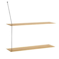 STEDGE Hylle 80cm White Pigmented Oak