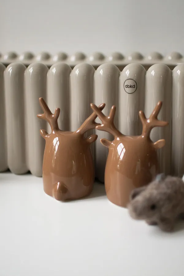 Deer Twins Dekorationer Nougat
