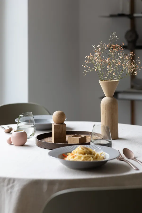 Twist Salt And Pepper Set Oak