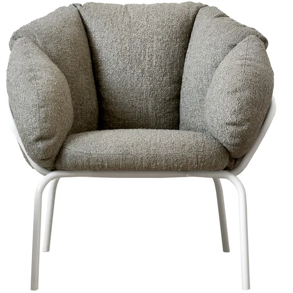 Same Easy Lenestol Taupe / Hvit