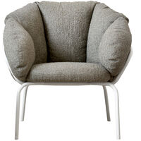 Same Easy Lenestol Taupe / Hvit