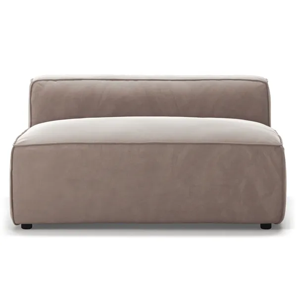 Grand Fåtölj Sammet Dusk Beige