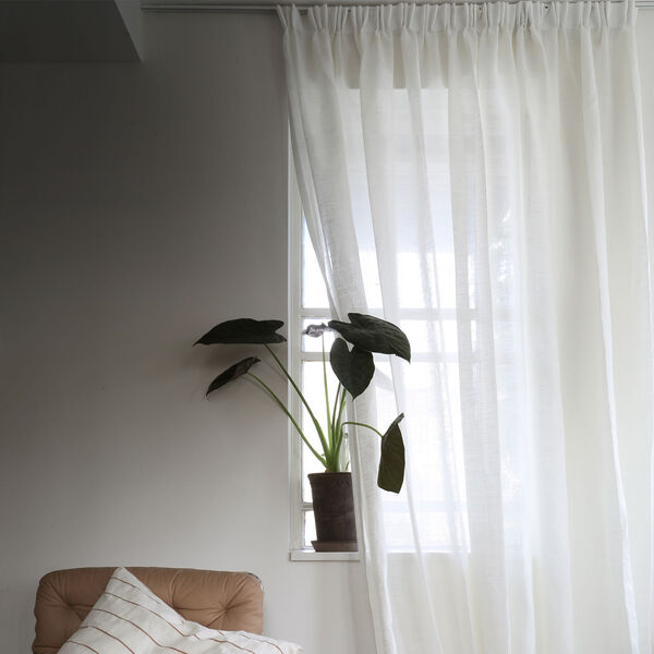 Alice Gardin Dobbelt Bredde 290x250 cm Hvidt