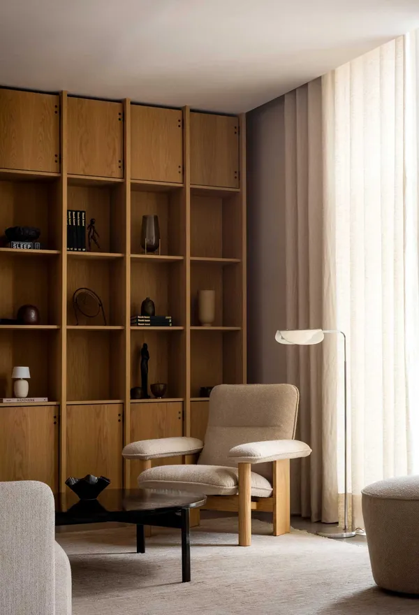 Brasilia Lenestol Natural Oak Bouclé 02 Beige