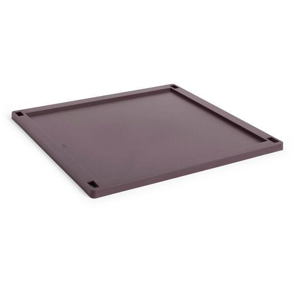 Colour Crate Plastic Large Square Lokk Bordeaux