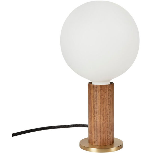 Knuckle Table Lamp With Sphere IV Light Source Walnut