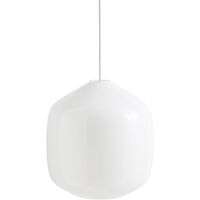 Buoy Glass Riippuvalaisin 30 cm Clay White