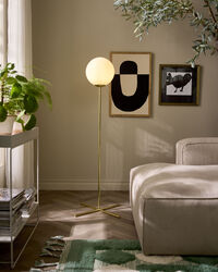 Runa Gulvlampe Messing