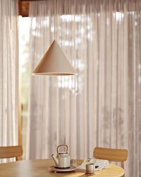 Annular Pendel Ø32 cm Beige