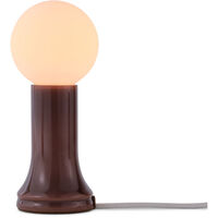 Shore Table Lamp Bottle Brown