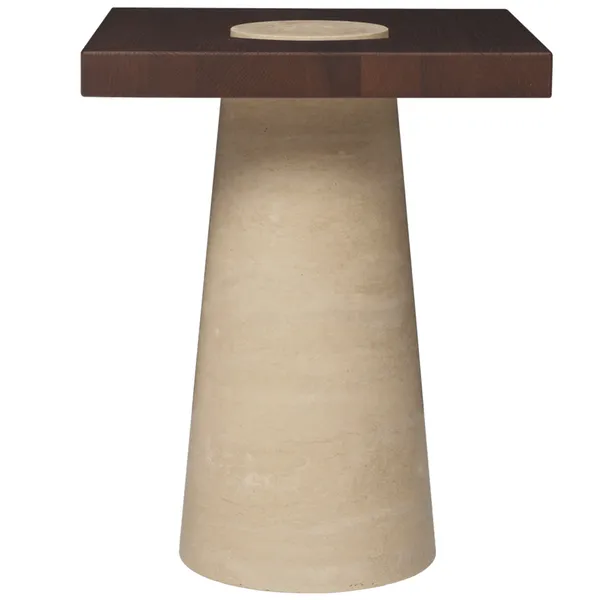 Grova Travertin Piedestal 50 cm