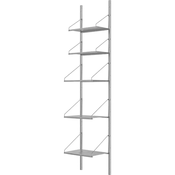 Library Hylly 185x40 cm Ruostumaton Teräs