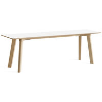 CPH Deux 215 2.0 Bænk 140 cm Pearl White / Ubehandlet Bøgetræ