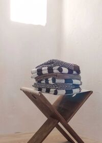 Morocco Pyyhe 35x55 cm 2 kpl:n pakkaus Luonnonvalkoinen / Chocolate