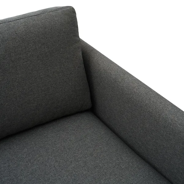 Rar 3-Seter Sofa Mørkegrå