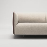 Urban 25-Sitssoffa Paneltyg Beige Breeze / Läder