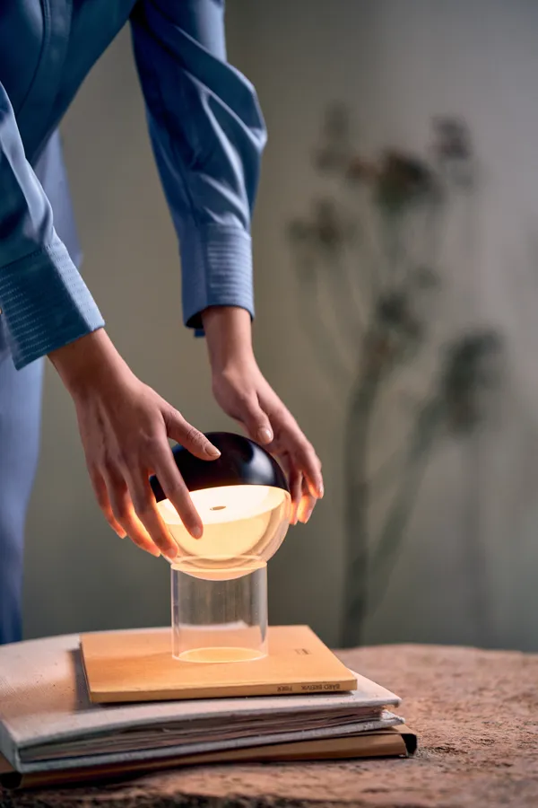 Pila Bordlampe Bærbar Sort