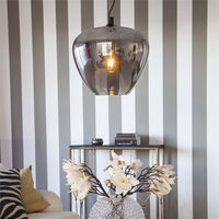 Bellissimo Grande Taklampe Ø40cm Smoke