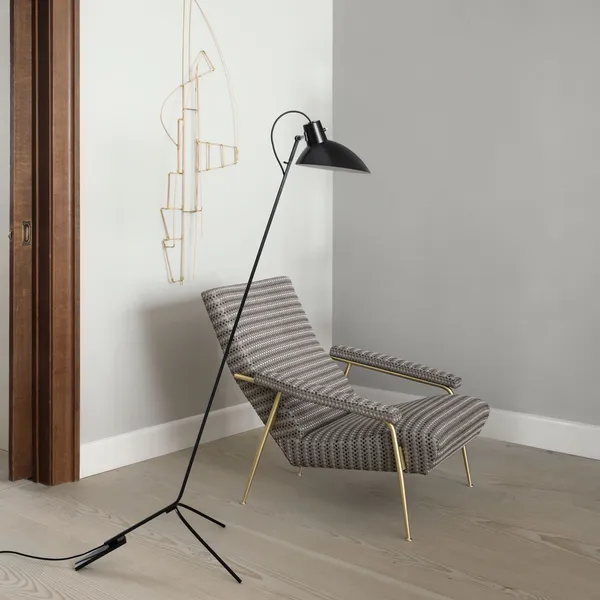 VV Cinquanta Gulvlampe Sort