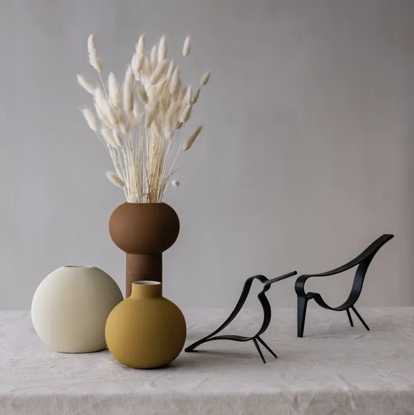 Woody Bird Dekoration Medium Svart