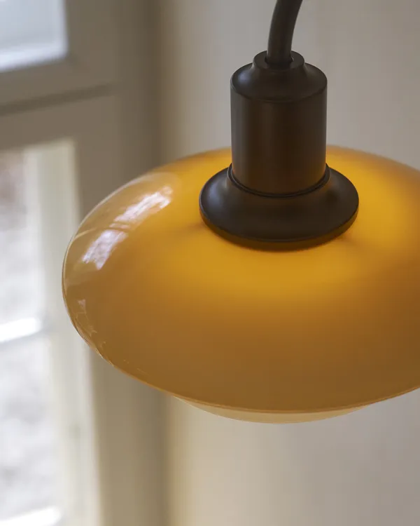 PH 2/2 Væglampe Hardwired Centenary Edition Amber / Opal White