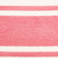 Embroidery Center Striped Linen/Cotton Tyyny 40x60 cm Pinkki/Luonnonvalkoinen