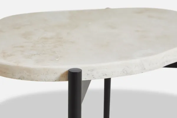 LA TERRA Sivupöytä Travertiini Ivory L: 405 cm