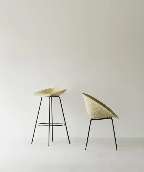 Mat Lenestol Seaweed / Sort