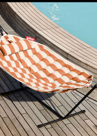 Headdemock Superb Tyyny Stripe Orange / Creme