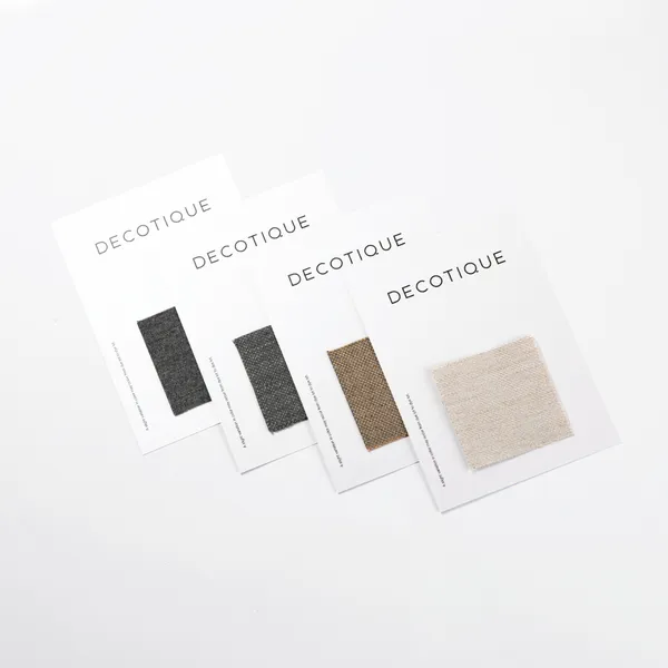 Fabric Sample Charcoal chiné