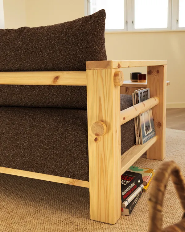 Bare Sofa Bed Raw / Mellow Brown