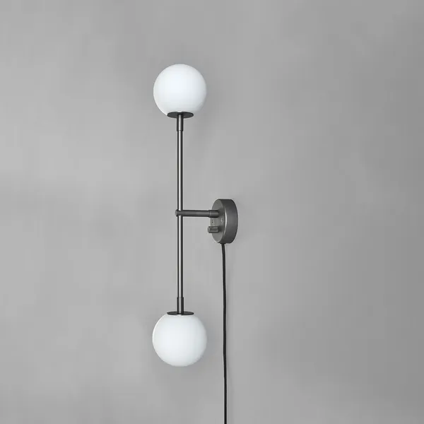 Drop Bulp Vägglampa Grå