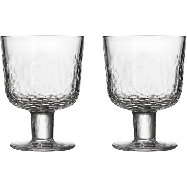 Mainio stemmed glass 30cl mocha 2-pack