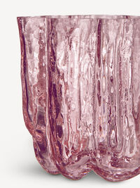 Crackle Vaasi 121 mm Pinkki