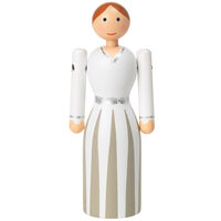 Bride Trefigur H12 cm Hvit