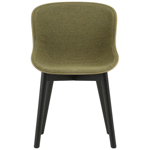 Hyg Stol Polstret Front Olive / Svart Eik