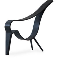 Woody Bird Dekoration Medium Svart