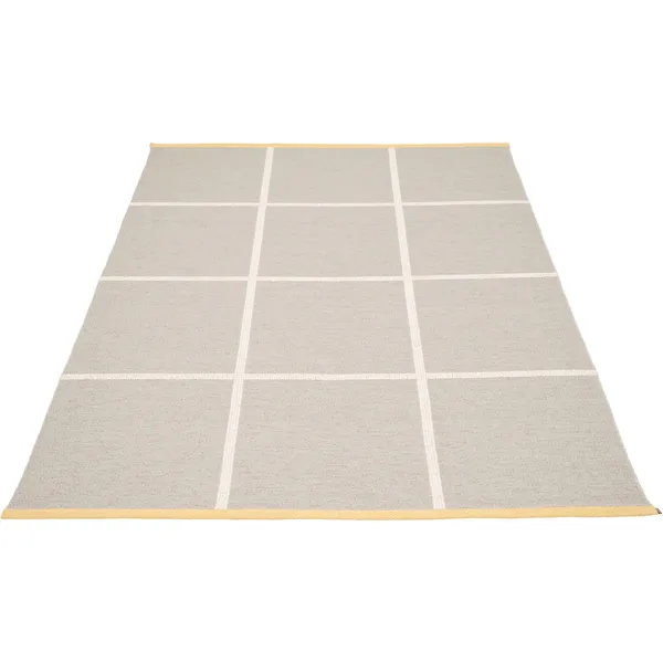 Criss Plastmatta Linen / Vanilla / Pale Yellow 180x260 cm