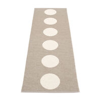 Vera Teppe Mud/Vanilla 70x300 cm