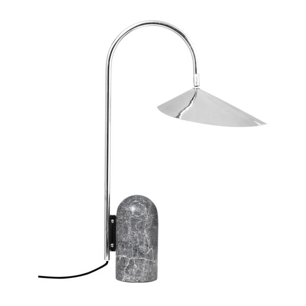 Arum Bordlampe Rustfrit Stål