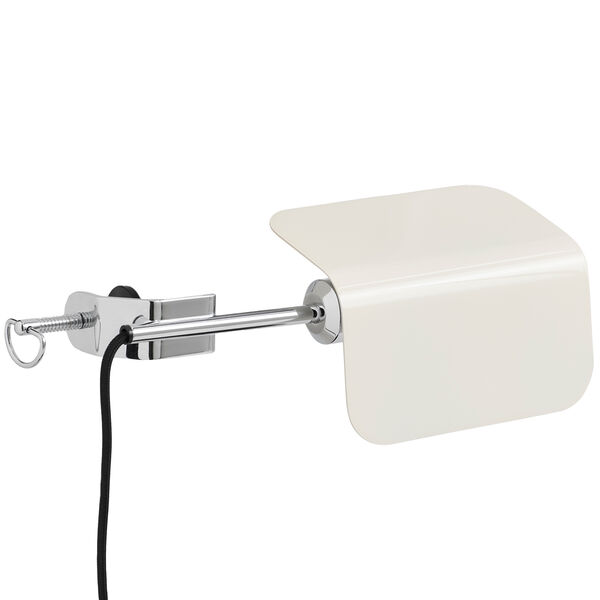 Apex Klemmelampe Oyster White