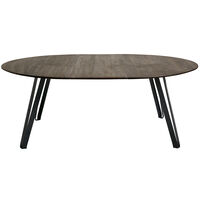 Space Iläggsskiva 150 cm Smoked