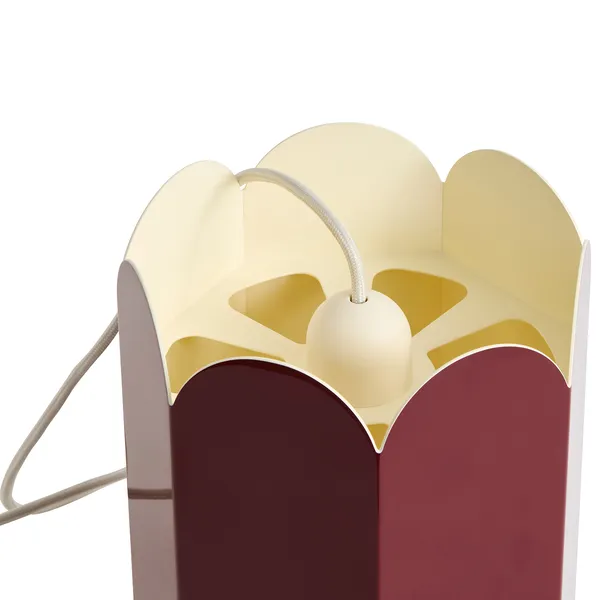 Common Sladduppsättning Till Bordslampa Clay White
