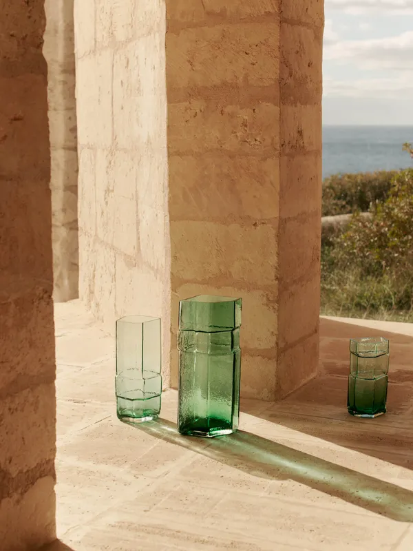 Muro Vase 30 cm Grønn