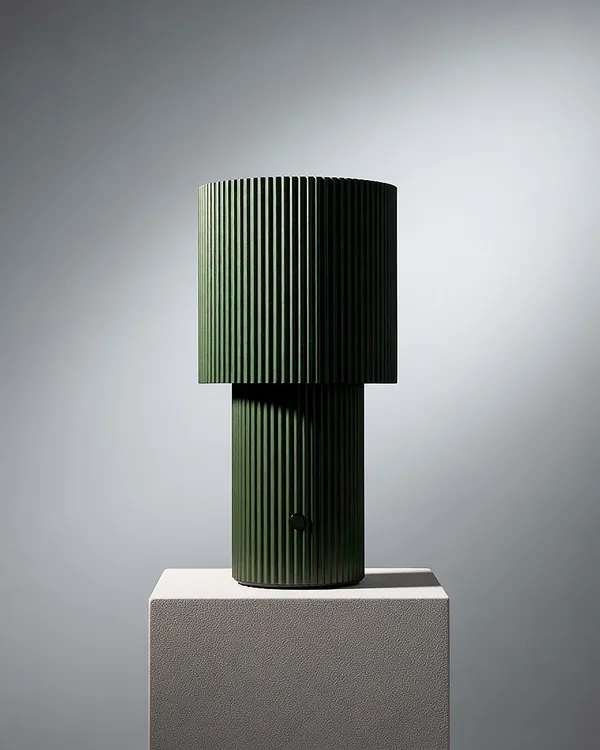 Iluma Bordlampe Bærbar Olivengrønn
